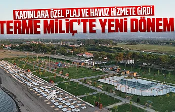 Terme Miliç'te kadınlara özel plaj ve havuz hizmete girdi