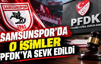 TFF'nin dev bahis soruşturması Samsunspor'a da sıçradı