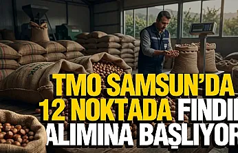 TMO Samsun'da fındık sezonunu açtı