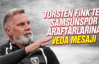 Torsten Fink Samsunspor'a veda etti