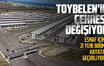 Toybelen Sanayi Sitesi'nde restoran projesinde çalışmalar sürüyor