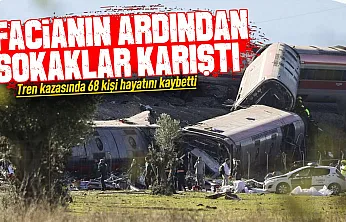 Tren faciasının ardından sokaklar karıştı