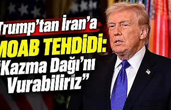 Trump'tan İran'a 10 tonluk bomba mesajı