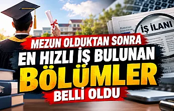 TÜİK verileri paylaştı: İşte mezun olunca en hızlı iş bulduran lisans ve ön lisans bölümleri