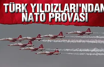 Türk Yıldızları'ndan Ankara semalarında NATO provası