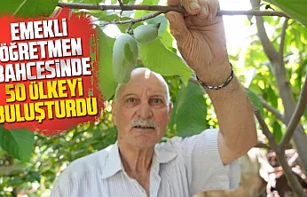 Üç kıtadan topladığı tohumlarla Samsun'da dünya bahçesi kurdu