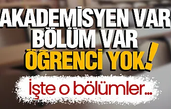 Üniversitelerde 'hayalet bölüm' krizi: Akademisyen ve burs var, öğrenci yok!