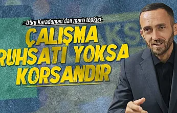 Utku Karaduman'dan martı tepkisi, 'Yasal değil'
