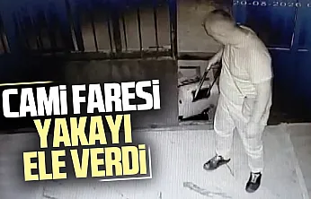 Valizli ayakkabı hırsızı imamların takibinden kaçamadı