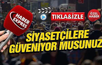 Vatandaşta siyasetçilere karşı güven sorunu var