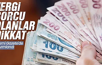 Vergi Borçlarına Büyük Kolaylık