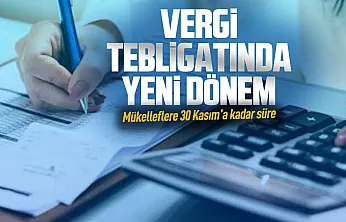Vergi mükelleflerini ilgilendiriyor! E-tebligatta yeni dönem başladı