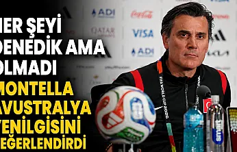 Vincenzo Montella'dan Avustralya Mağlubiyeti Sonrası İtiraflar