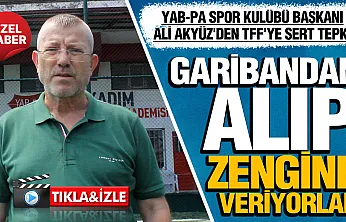 YAB-PA Spor Kulübü Başkanı Ali Akyüz: Amatör kulüpler kapanırsa sokaklar başıboş kalır