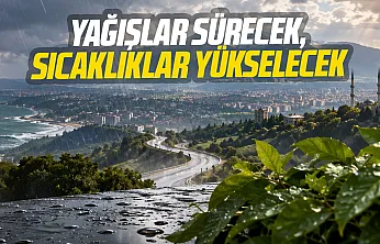 Yağışlar sürecek, sıcaklıklar yükselecek: Yeni haftada yurt genelinde sağanak bekleniyor