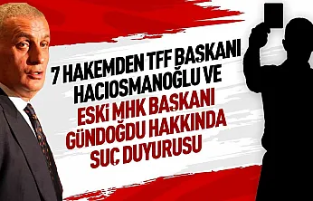 Yedi hakem savcılığa başvurdu