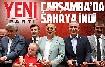 Yeni Parti Çarşamba İlçe binası açıldı
