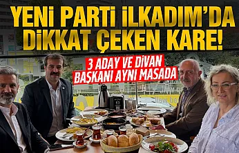 YENİ Parti İlkadım'da 3 adaydan dikkat çeken fotoğraf!