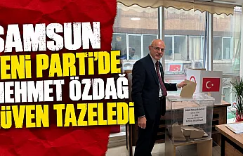 YENİ Parti Samsun'da Mehmet Özdağ yeniden il başkanı seçildi