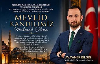 Yeniden Refah Partisi Çarşamba İlçe Başkanı Caner Bilgin Mevlid Kandili Kutlaması