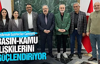 Yeşilırmak Gazeteciler Cemiyeti'nden protokol ziyaretleri
