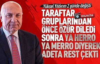 Yüksel Yıldırım taraftar gruplarına rest çekti
