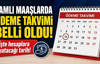 Zamlı maaşlarda ödeme takvimi belli oldu:İşte hesaplara yatacağı tarih!