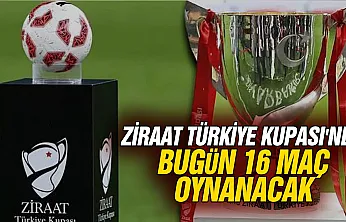 Ziraat Türkiye Kupası'nda 1. Tur heyecanı sürüyor: Günün maç programı
