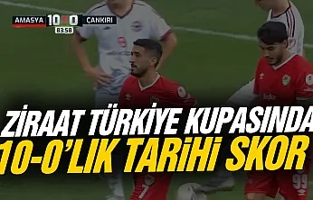 Ziraat Türkiye Kupası'nda tarihi skor: Amasyaspor FK'dan 10 gollü gövde gösterisi