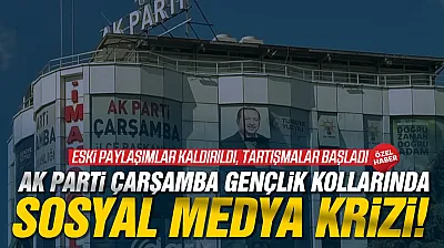 AK Parti Çarşamba Gençlik Kollarında sosyal medya tartışması