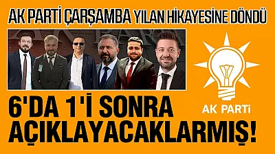 AK Parti Çarşamba İlçe Başkanlığı ataması yine ertelendi