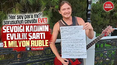 Aşık olduğu kadınla evlenebilmek için 1 milyon ruble biriktiriyor