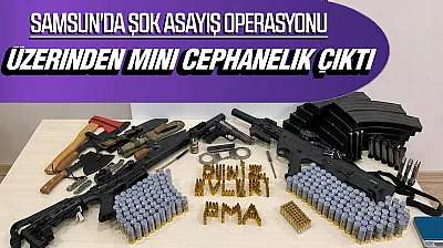 Atakum'da Cephanelik Gibi Baskın: Çok Sayıda Silah ve Mühimmat Ele Geçirildi