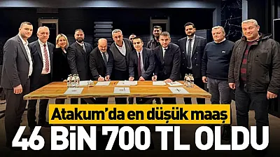 Atakum'da en düşük maaş 46 bin 700 TL oldu