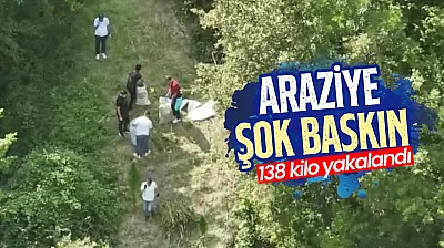 Bafra'da 138 kilo esrar ele geçirildi