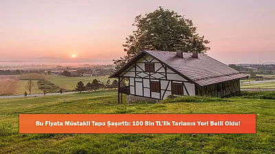 Bu Fiyata Müstakil Tapu Şaşırttı: 100 Bin TL'lik Tarlanın Yeri Belli Oldu!