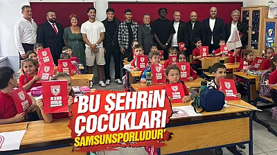 Bu şehrin çocukları, Samsunspor sevgisiyle büyüyor