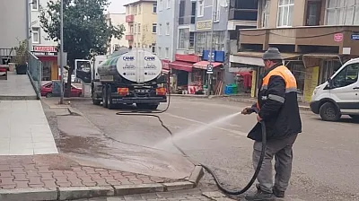 Canik sokakları ve caddeleri daha temiz bir görünüme kavuşuyor !