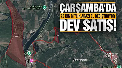 Çarşamba'daki Arazi 27,7 Milyon TL'ye Satıldı