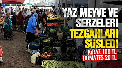 Çarşamba halk pazarında alışveriş hareketliliği