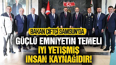 İçişleri Bakanı Mustafa Çiftçi'den Samsun 19 Mayıs PMYO'ya ziyaret