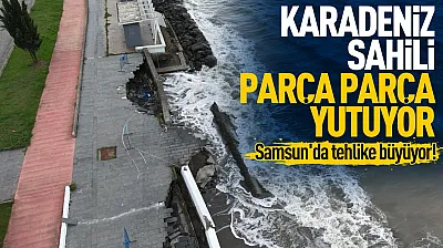 Karadeniz sahili adım adım yutuyor