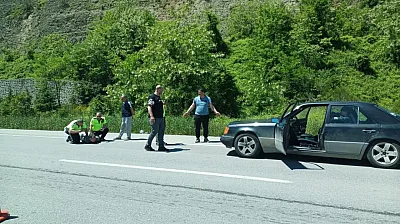 Kaza sonrası kaçan alkollü sürücü kovalamacada yakalandı