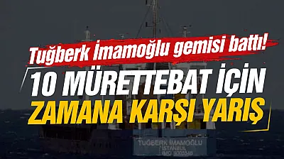 Marmara Denizi'nde kargo gemisi battı: 10 mürettebat için zamana karşı yarış