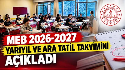 Okullarda 2027 Şubat tatili ne zaman? MEB takvimi açıkladı
