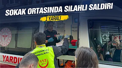 Samsun'da sokak ortasında silahlı saldırı: 1 yaralı