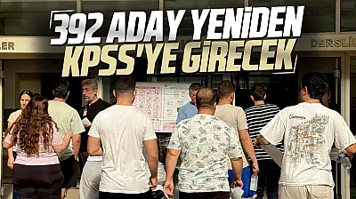Şanlıurfa'da 392 aday KPSS'ye yeniden girecek