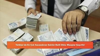 Türkiye'de En Çok Kazandıran Sektör Belli Oldu: Maaşlar Şaşırttı!