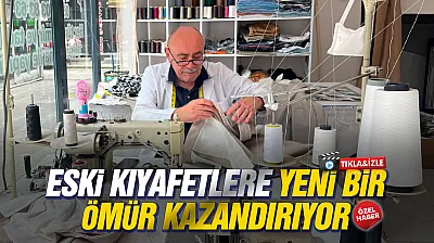 Yarım asırlık terziden israfa karşı iğneli mücadele