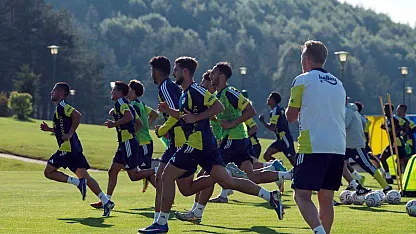 Fenerbahçe günü çift antrenman ile tamamladı